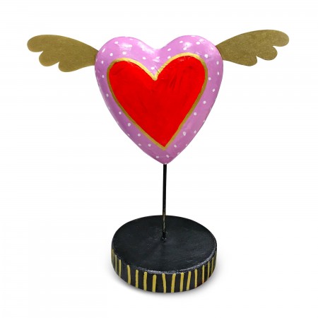 HEART WITH WINGS PAPERPULP...