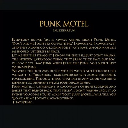 Punk Motel, Eau de Parfum 100ml -...