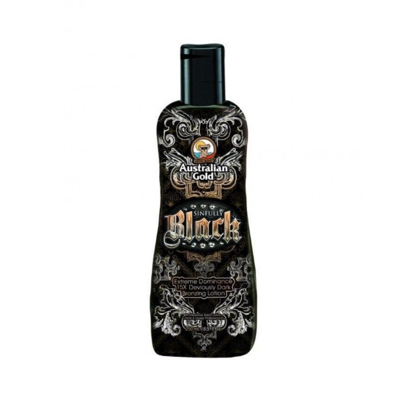 Tanning Lotion, Sinfully Black 250ml...