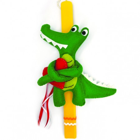 KIDS EASTER CANDLE CROCODILE