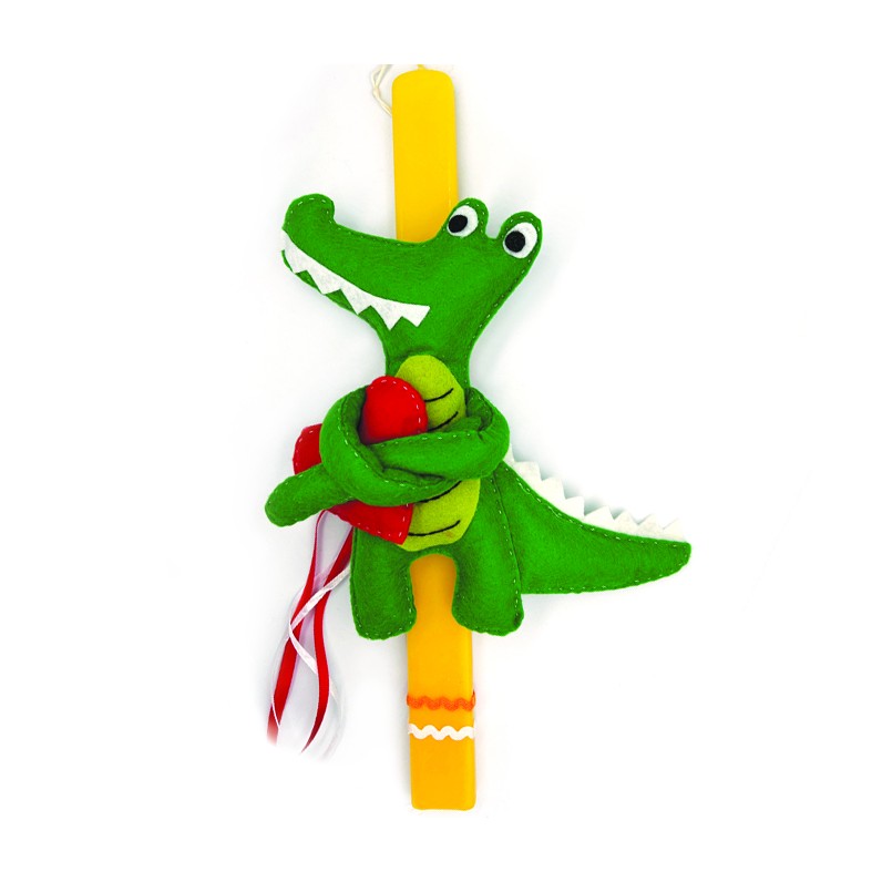 KIDS EASTER CANDLE CROCODILE