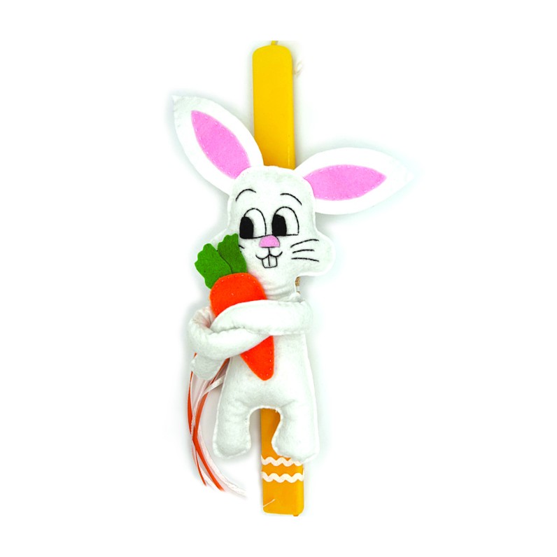 KIDS EASTER CANDLE BUNNY WITH CARROT