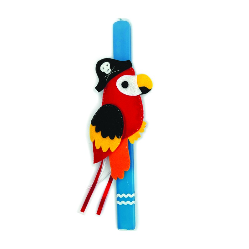 KIDS EASTER CANDLE PARROT