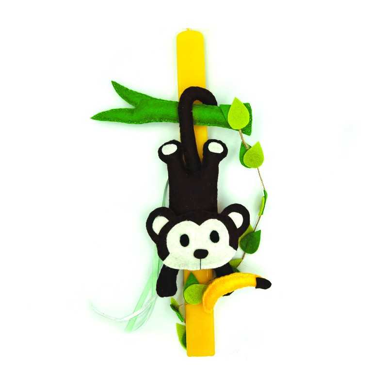 KIDS EASTER CANDLE MONKEY