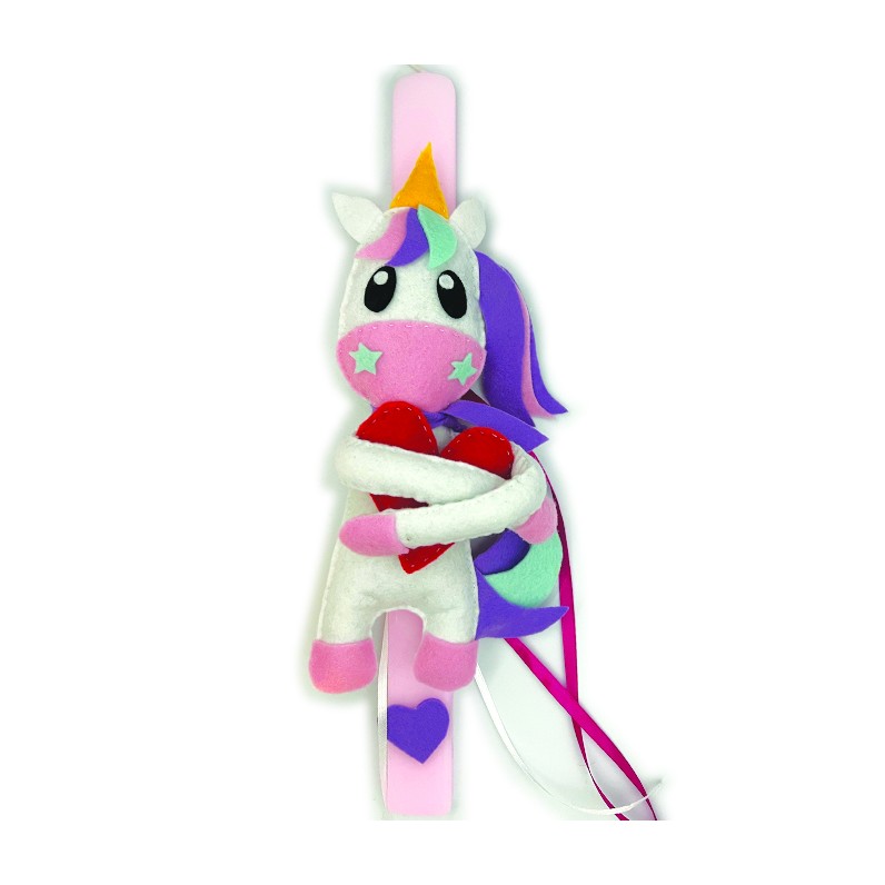 KIDS EASTER CANDLE UNICORN