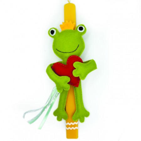 KIDS EASTER CANDLE FROG