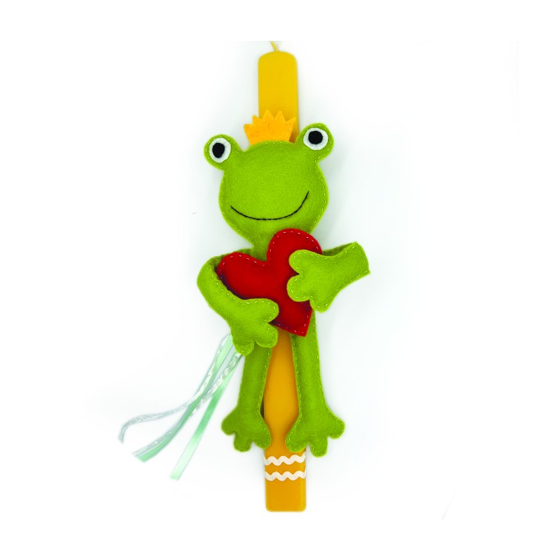 KIDS EASTER CANDLE FROG