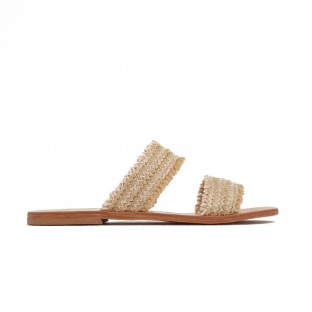 Kyma Straw Sandals