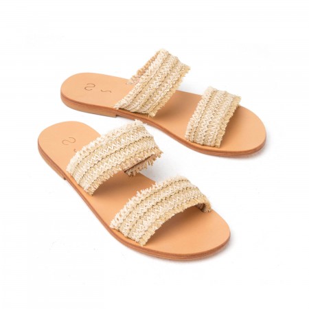 Kyma Straw Sandals