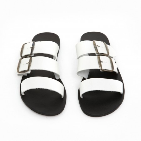 Vrahos White Sandals