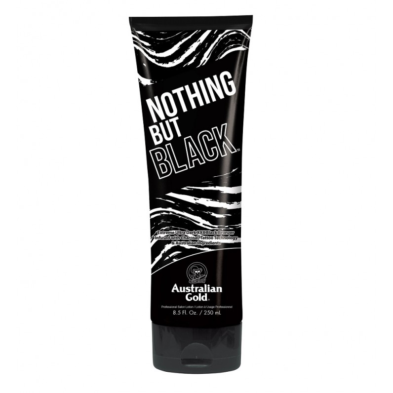 Tanning Lotion, Nothing but black...