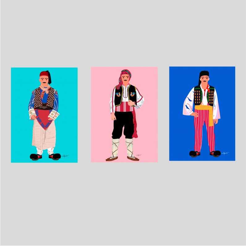 SET NO4 - 3 PIECES