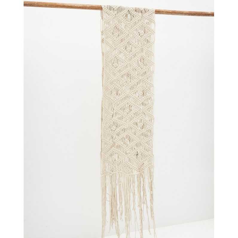 Boho Βαμβακερή Macrame Τραβέρσα...