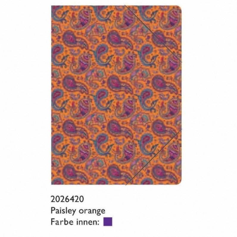 Φάκελος Εγγράφων Α4 - Paisley Orange