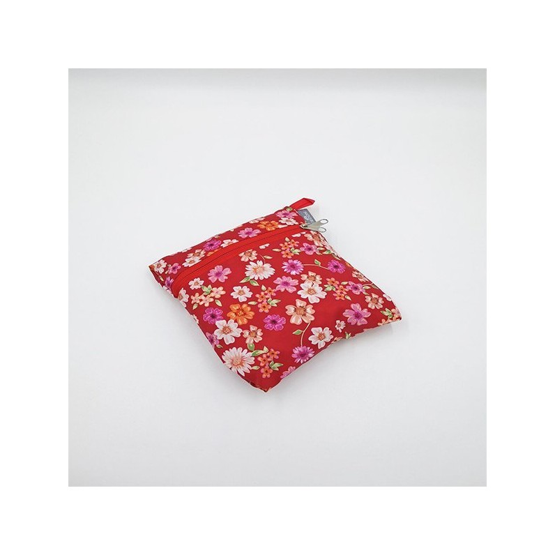 Easy Travel Bag - Red Flowers