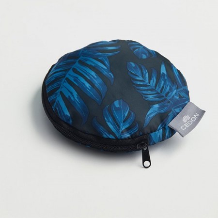 Easy Bag XL Round – Philodendron Blue