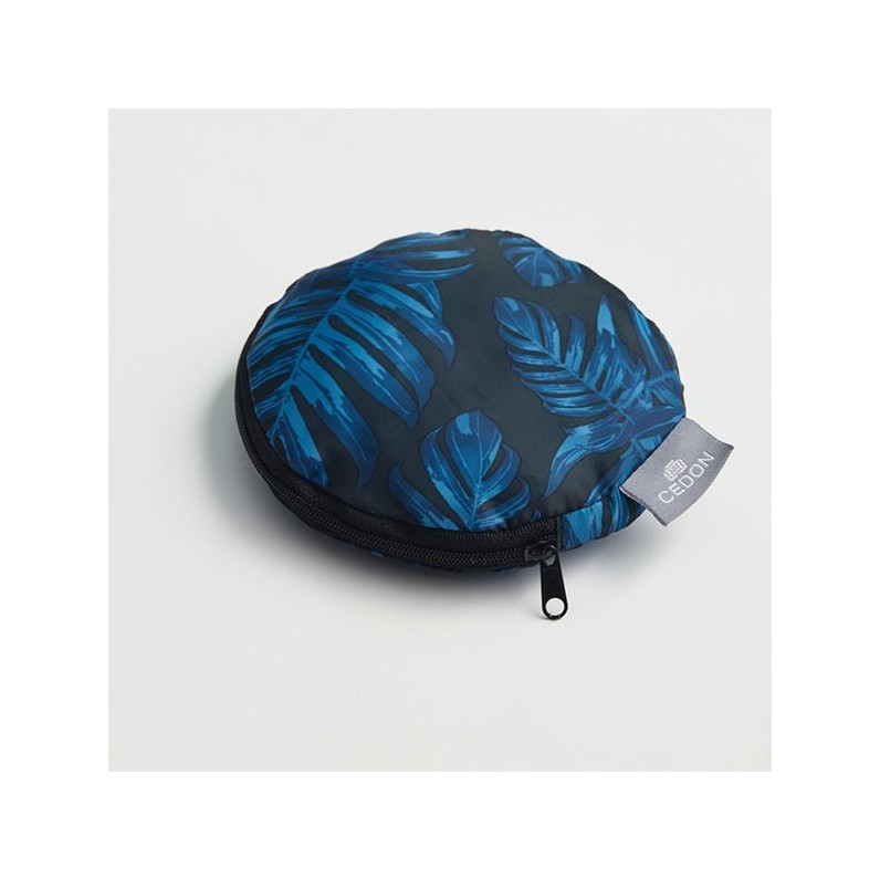 Easy Bag XL Round – Philodendron Blue