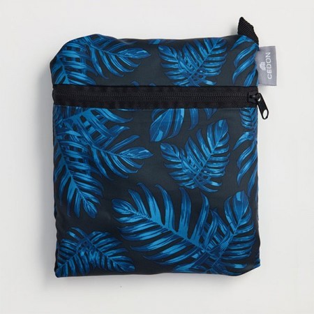 Easy Travel Bag - Philodendron Blue