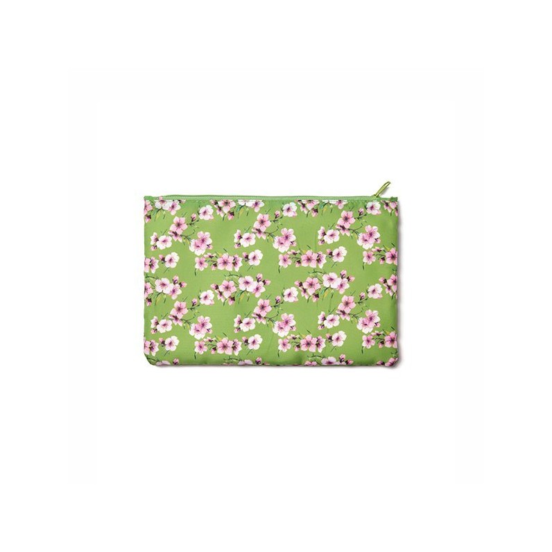 Easy Zipper Bags Small - Green Flowers