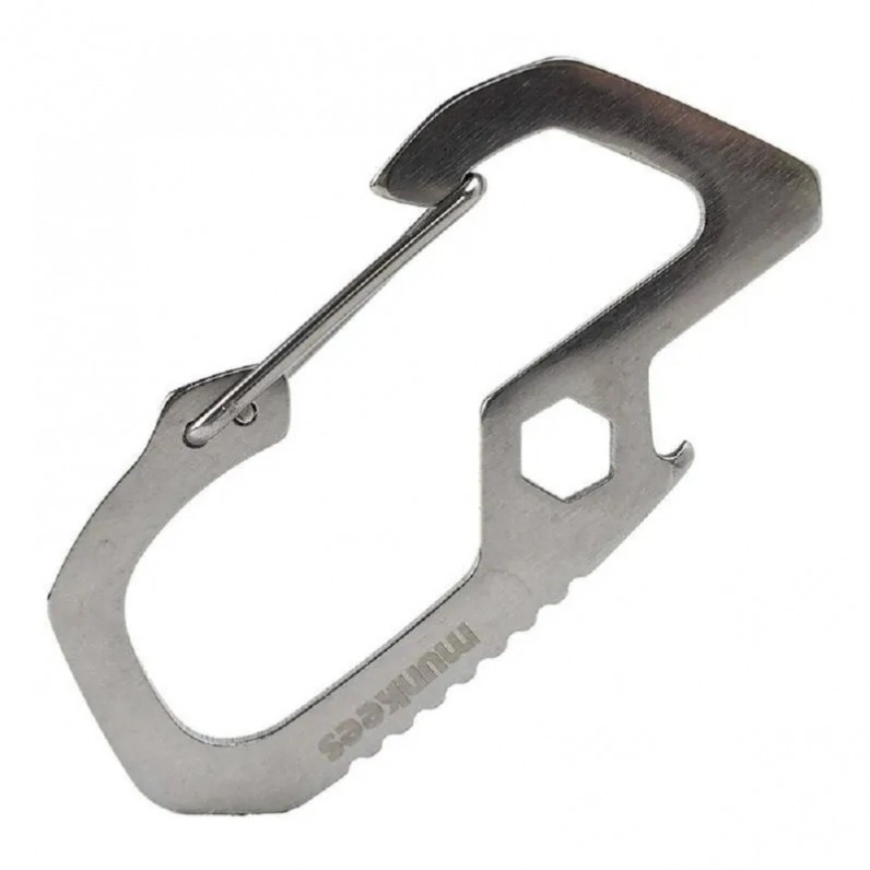 MUNKEES MULTIPURPOSE CARABINER STAINLESS