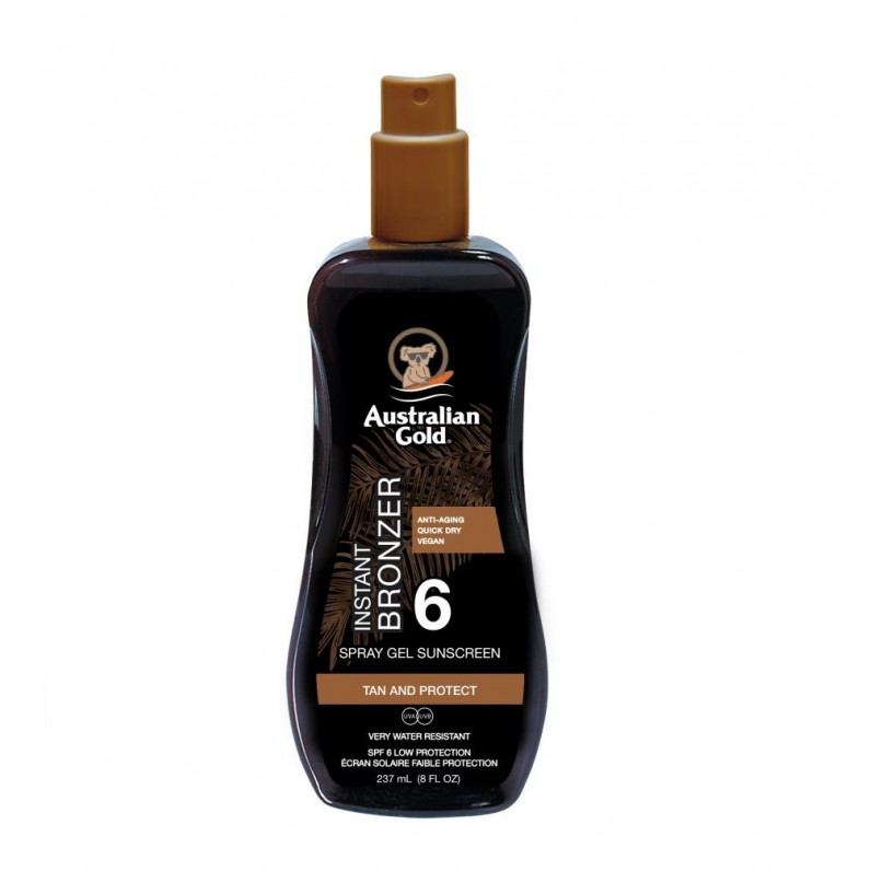 Αντηλιακό spray gel με bronzers, με...