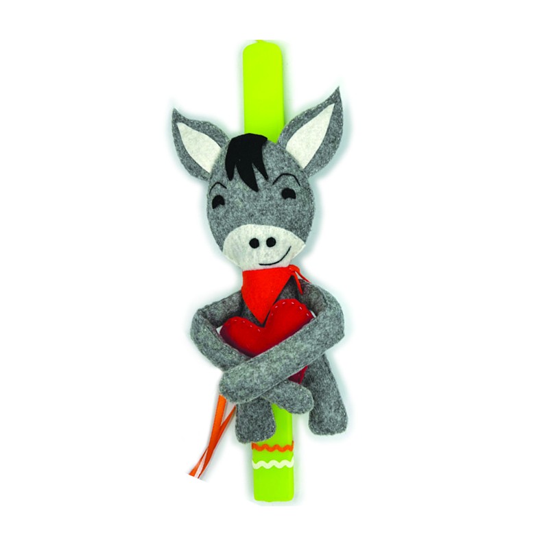 KIDS EASTER CANDLE "LITTLE DONKEY"