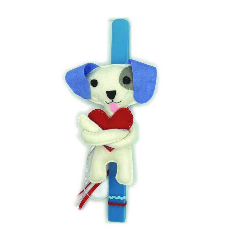 KIDS EASTER CANDLE "DOG-BOY"