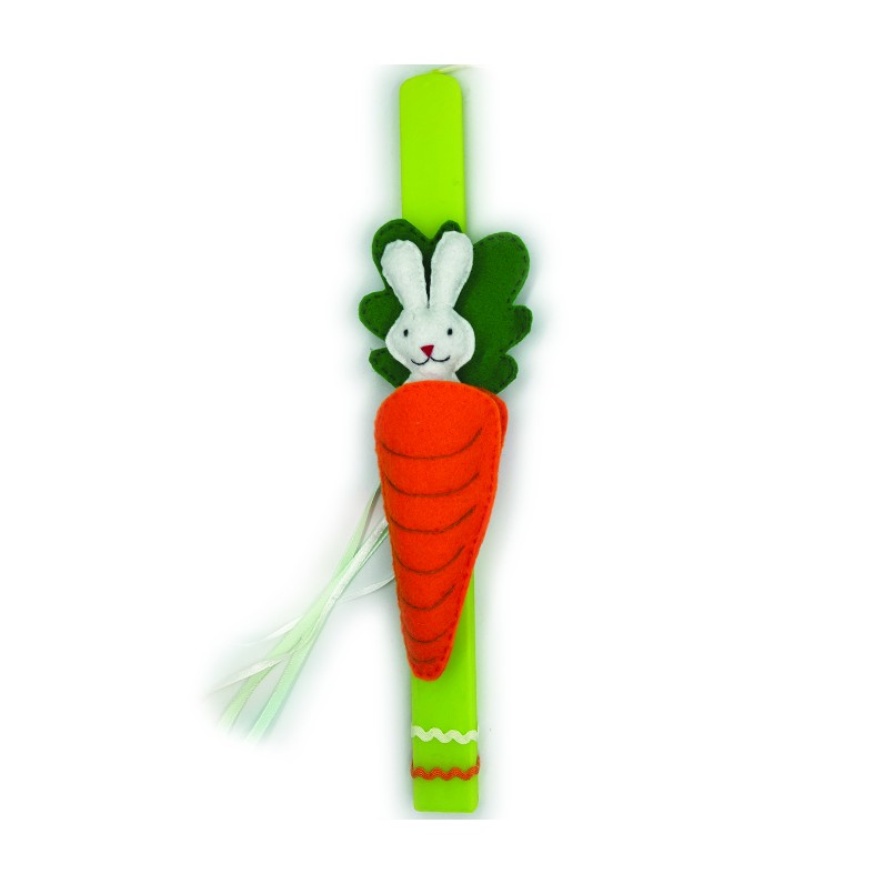 KIDS EASTER CANDLE "CARROT-BUNNY"