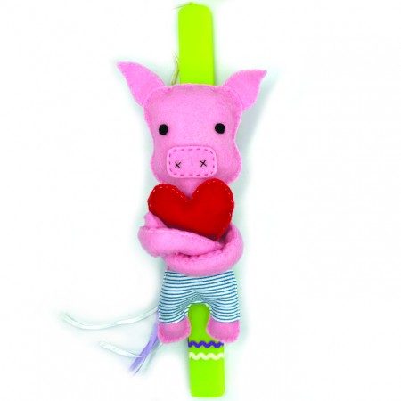 KIDS EASTER CANDLE "PIGGY"