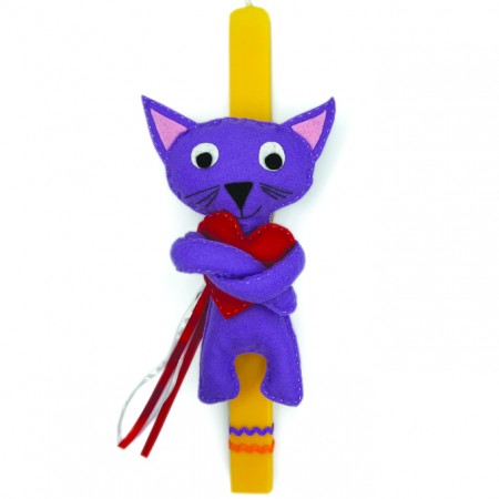 KIDS EASTER CANDLE "PURPLE...