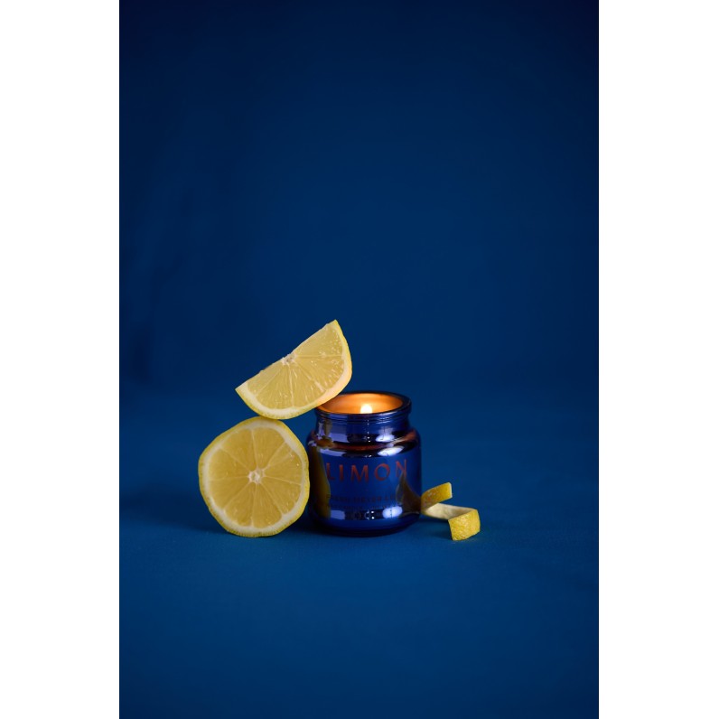 Meyer Lemon Φυτικό Κερί 70gr σε μπλε...